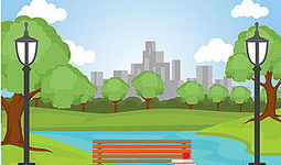 公园漫画图片,欢乐时光里的温馨瞬间